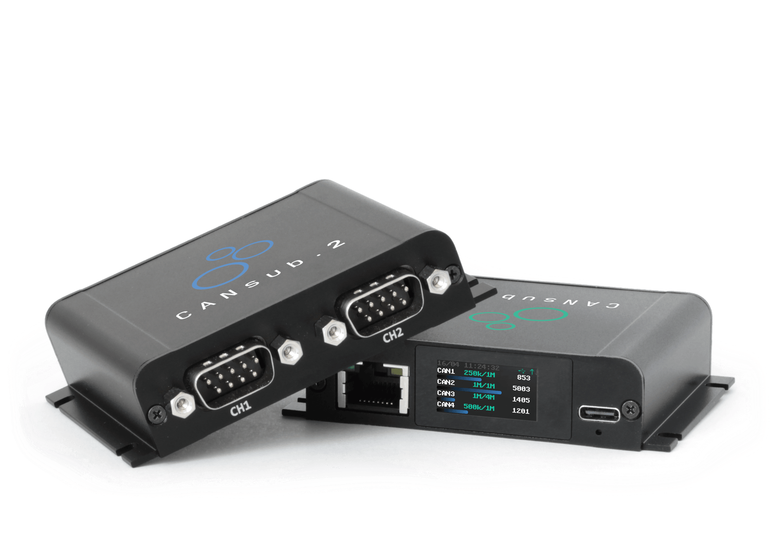 CANsub CAN bus interface streaming real-time in webCAN